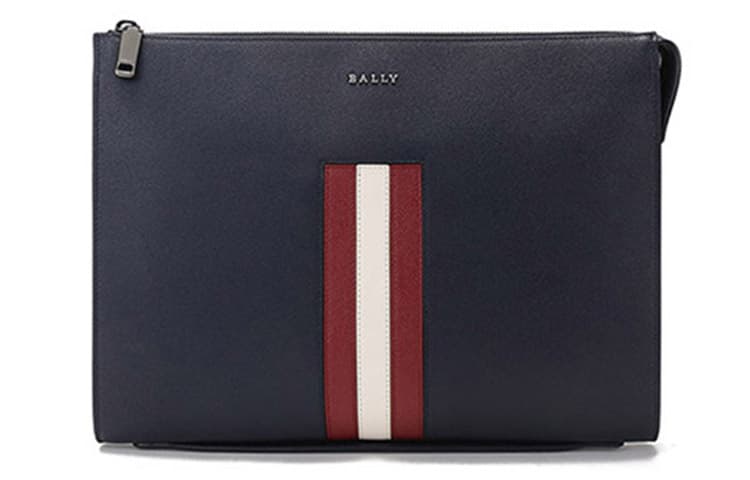 BALLY巴利 Bally Classic Stripe Clutch Briefcase