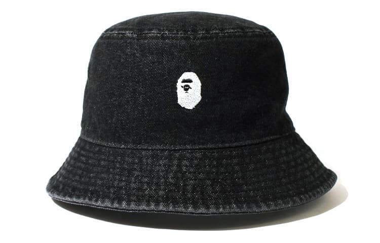 A BATHING APE Logo Bucket Hat