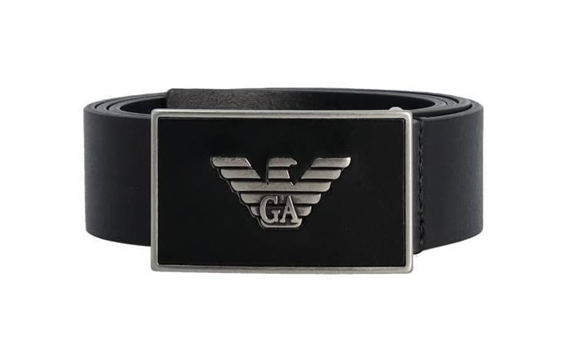 EMPORIO ARMANI/阿玛尼 Emporio Armani Belt Black