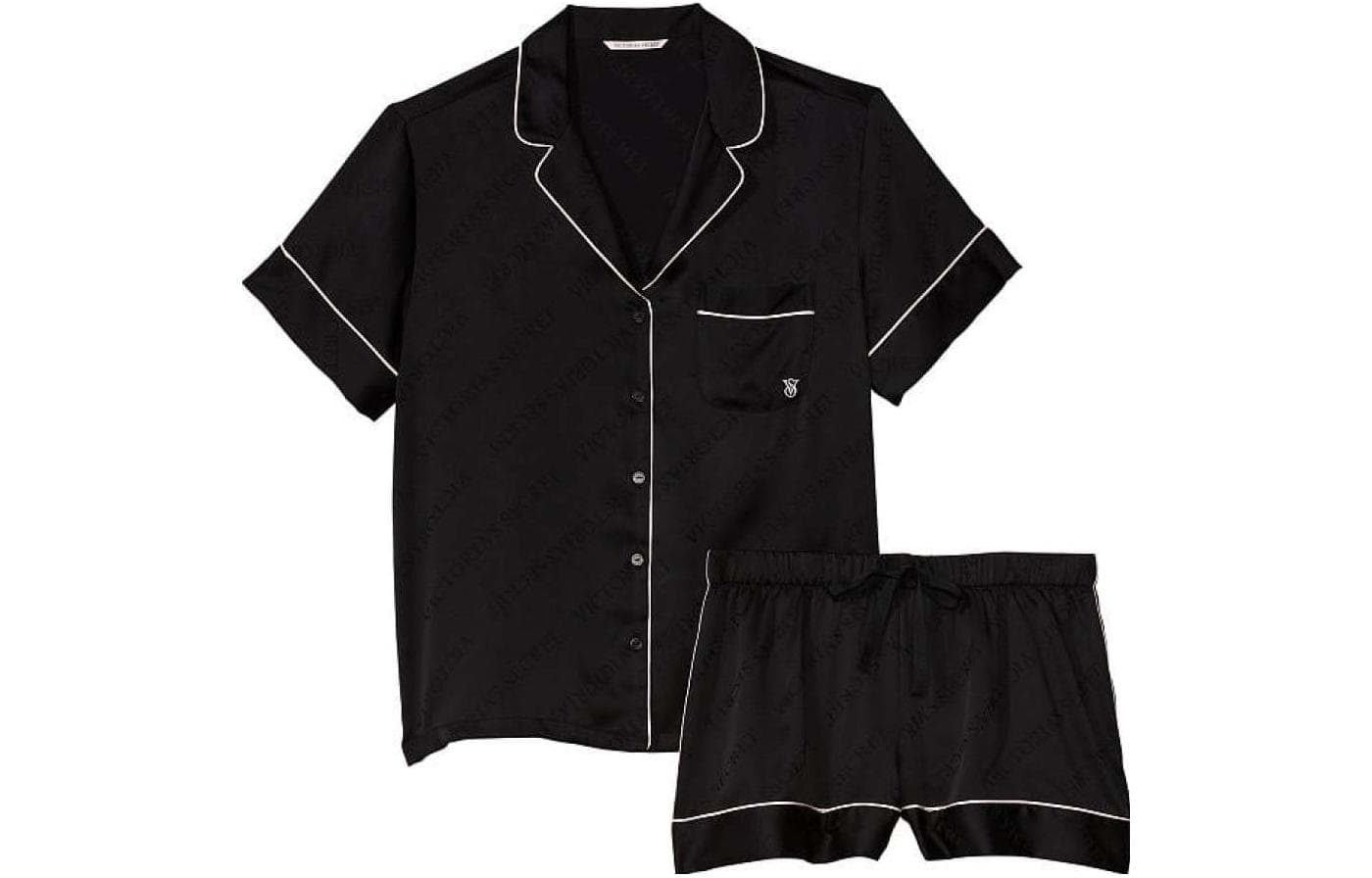 Victoria's Secret/维多利亚的秘密 Victoria's Secret Pajama Set Black