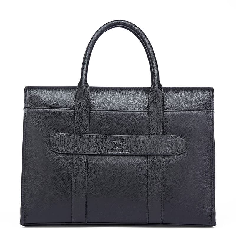 BISON DENIM美洲野牛 BISON DENIM Black Briefcase