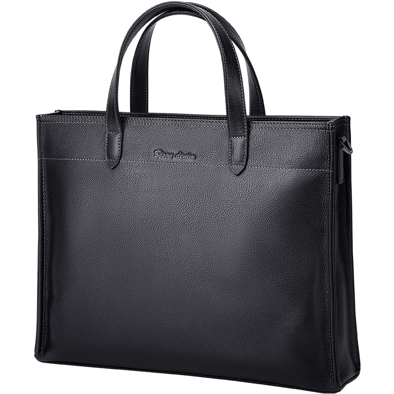 BISON DENIM美洲野牛 BISON DENIM Black Briefcase