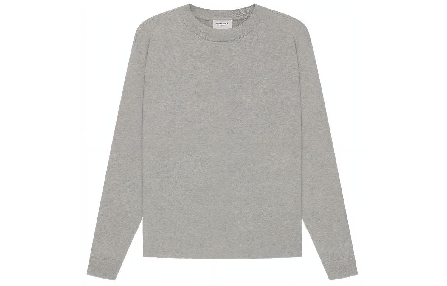 Fear of God Essentials SS21 Long Sleeve Tee Dark Heather Oatmeal T
