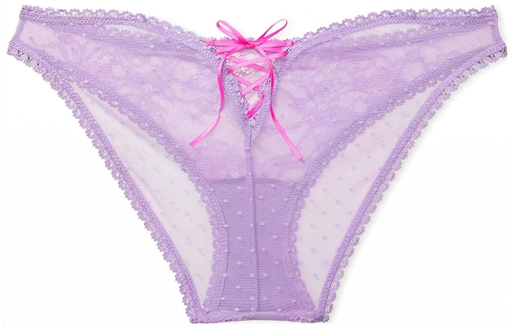 Victoria's Secret/维多利亚的秘密 Victoria's Secret SS23 Orchid Purple Lace Briefs