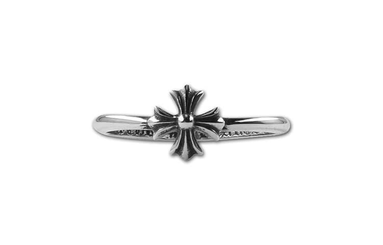 Chrome Hearts Cross Ring Silver