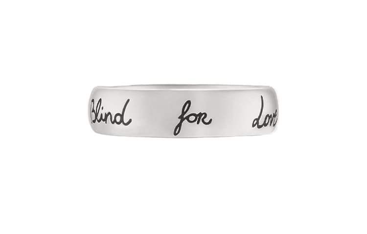 GUCCI/古驰 Gucci Blind For Love Silver Ring