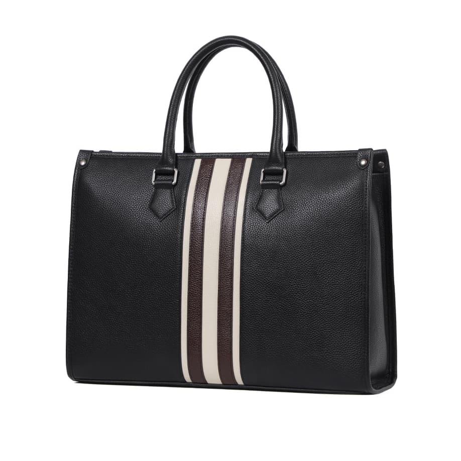 DOSRFINI杜莎菲尼 DOSRFINI Leather Briefcase Black