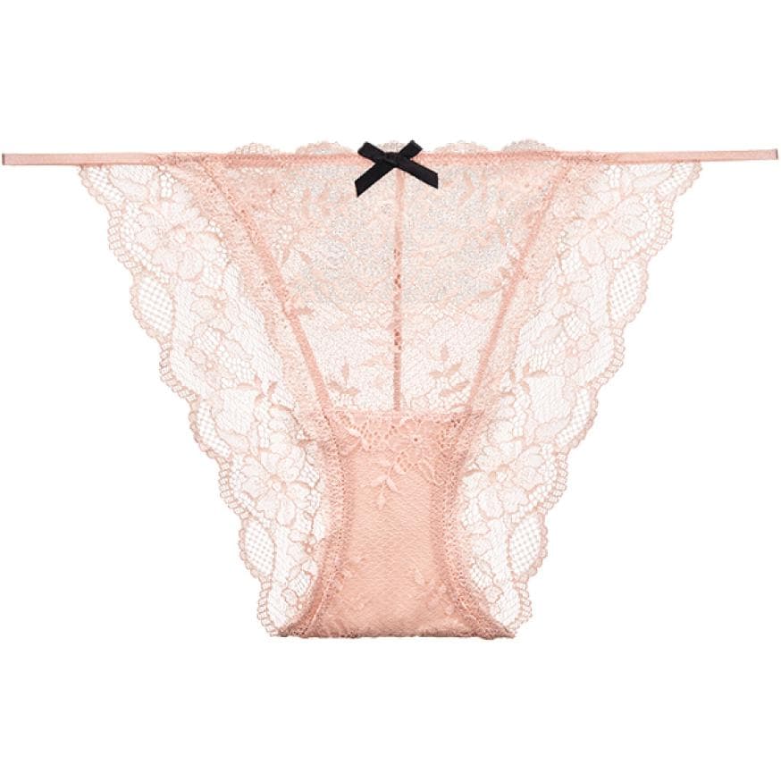 Victoria's Secret/维多利亚的秘密 Victoria's Secret PINK Floral lace overlay with fine ribbon bikiniP 1