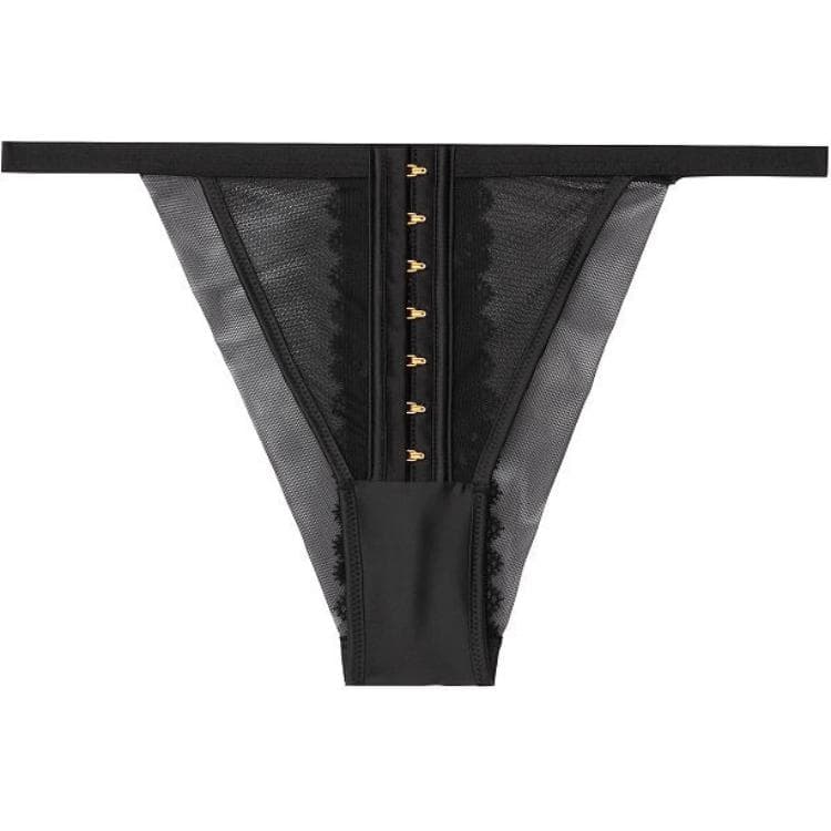 Victoria's Secret/维多利亚的秘密 Victoria's Secret Very Sexy Low Waist Velvet Trim Panty Black