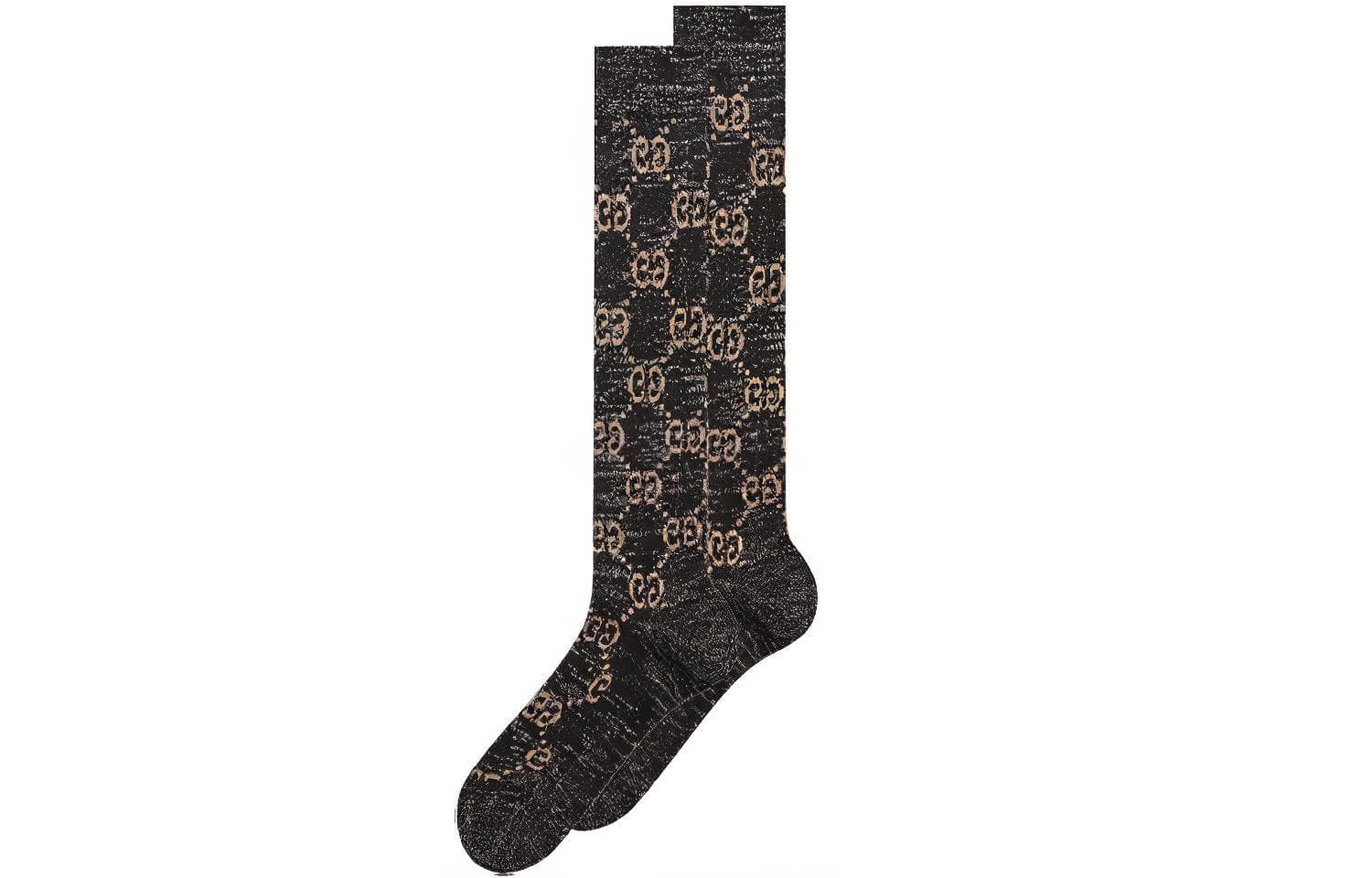 GUCCI/古驰 GUCCI Re-Nylon Knit Socks Black