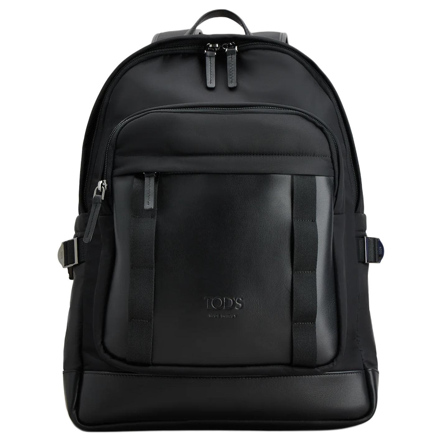 TOD'S/托德斯 TOD'S Letter Print Zipper Backpack Medium Black