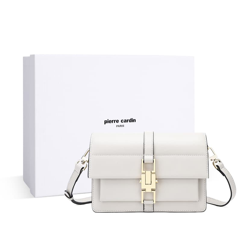 PIERRE CARDIN/皮尔卡丹 Pierre Cardin Crossbody Bag Ivory