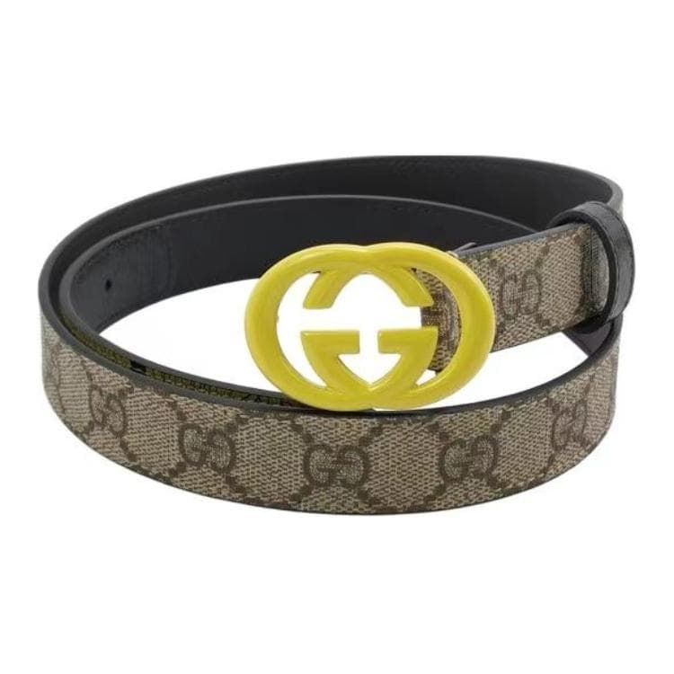 GUCCI/古驰 Gucci Printed Belt Brown