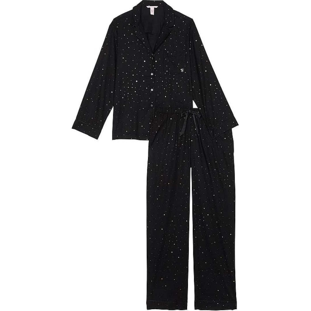 Victoria's Secret/维多利亚的秘密 Victoria's Secret The Mix Pajama Set Black