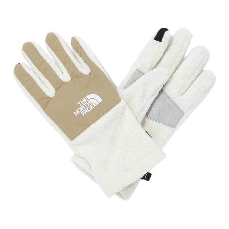 北面/THE NORTH FACE The North Face Logo Gloves White
