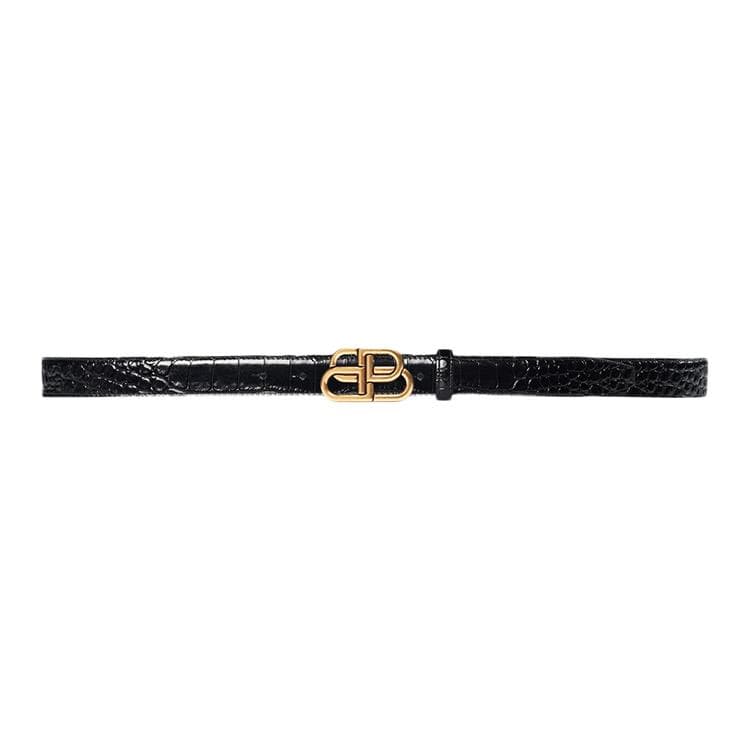 Balenciaga BB Smooth Buckle Belt