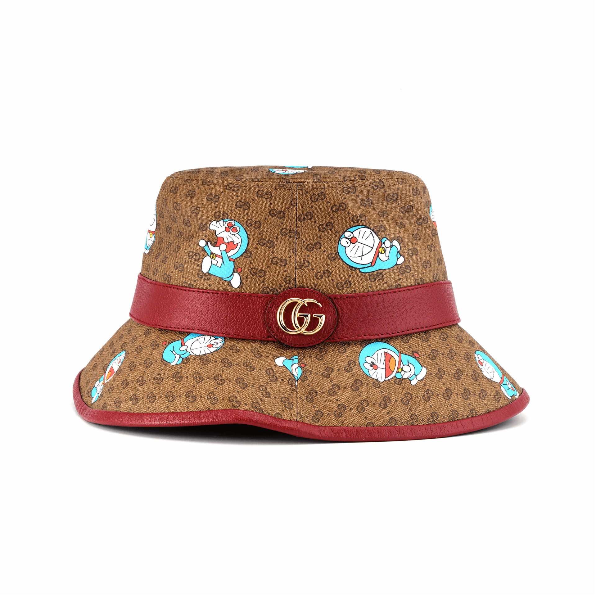 GUCCI/古驰 Gucci x Doraemon Bucket Hat Brown