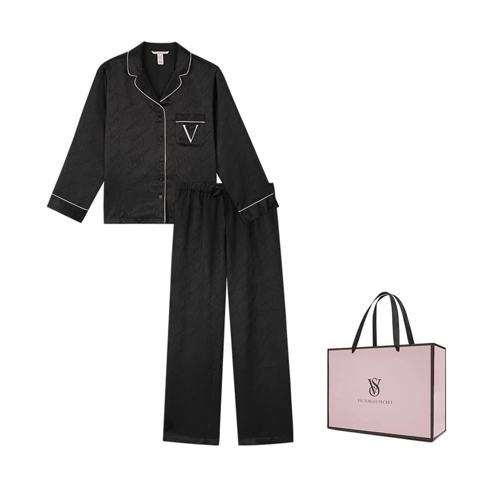 Victoria's Secret/维多利亚的秘密 Victoria's Secret Pajama Set Black