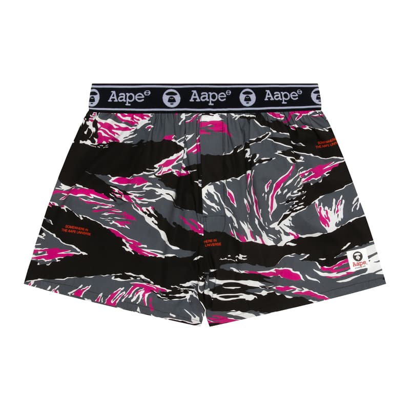 Aape Camouflage Letter Boxer Briefs
