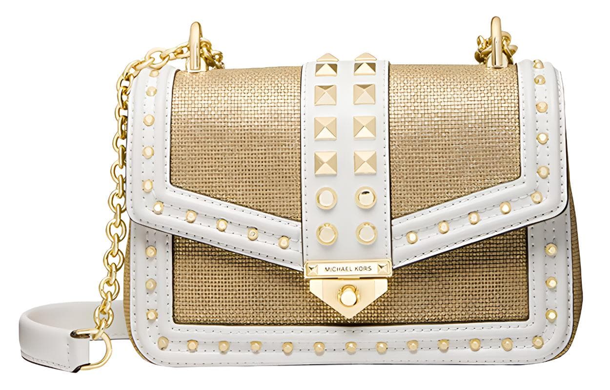 MICHAEL KORS 迈克高仕 Michael Kors MK Soho Small Crossbody Bag Brown White
