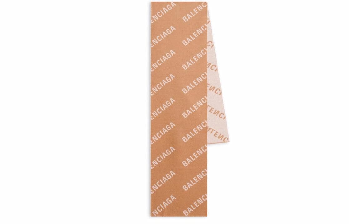 Balenciaga Allover Logo Scarf