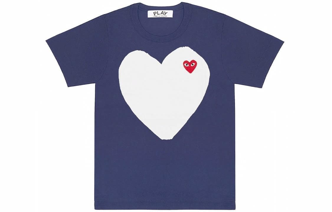 CDG Play T-Shirt Navy