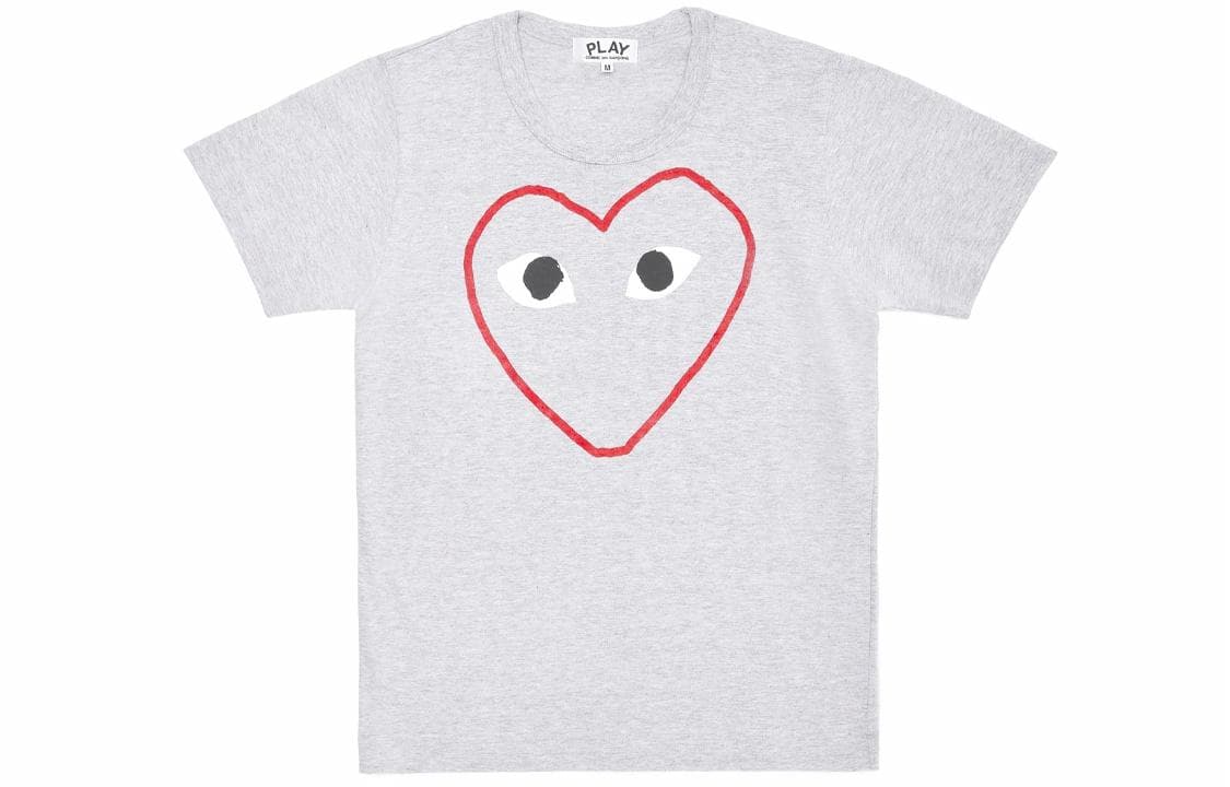 CDG Play T-Shirt Grey