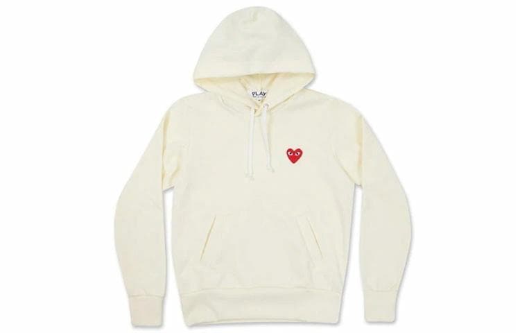 CDG Play Sweatshirt White