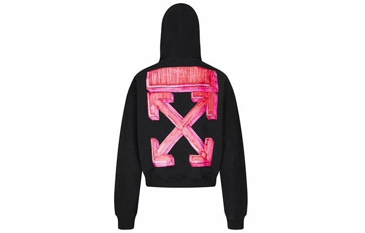 Off-White Marker Arrow Hoodie Black