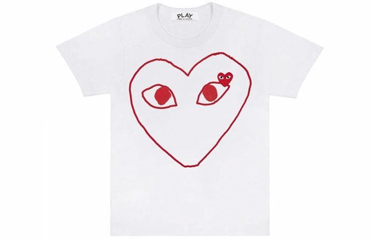CDG Play Red Heart T-Shirt