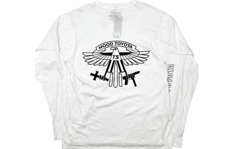 Travis Scott Cactus Jack Long Sleeve Hood Toyota Tee White