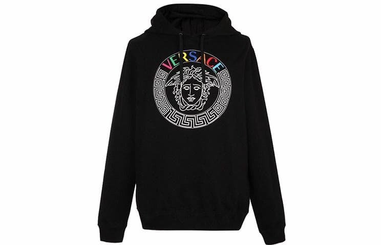 VERSACE/范思哲 Versace Medusa Logo Hoodie Black