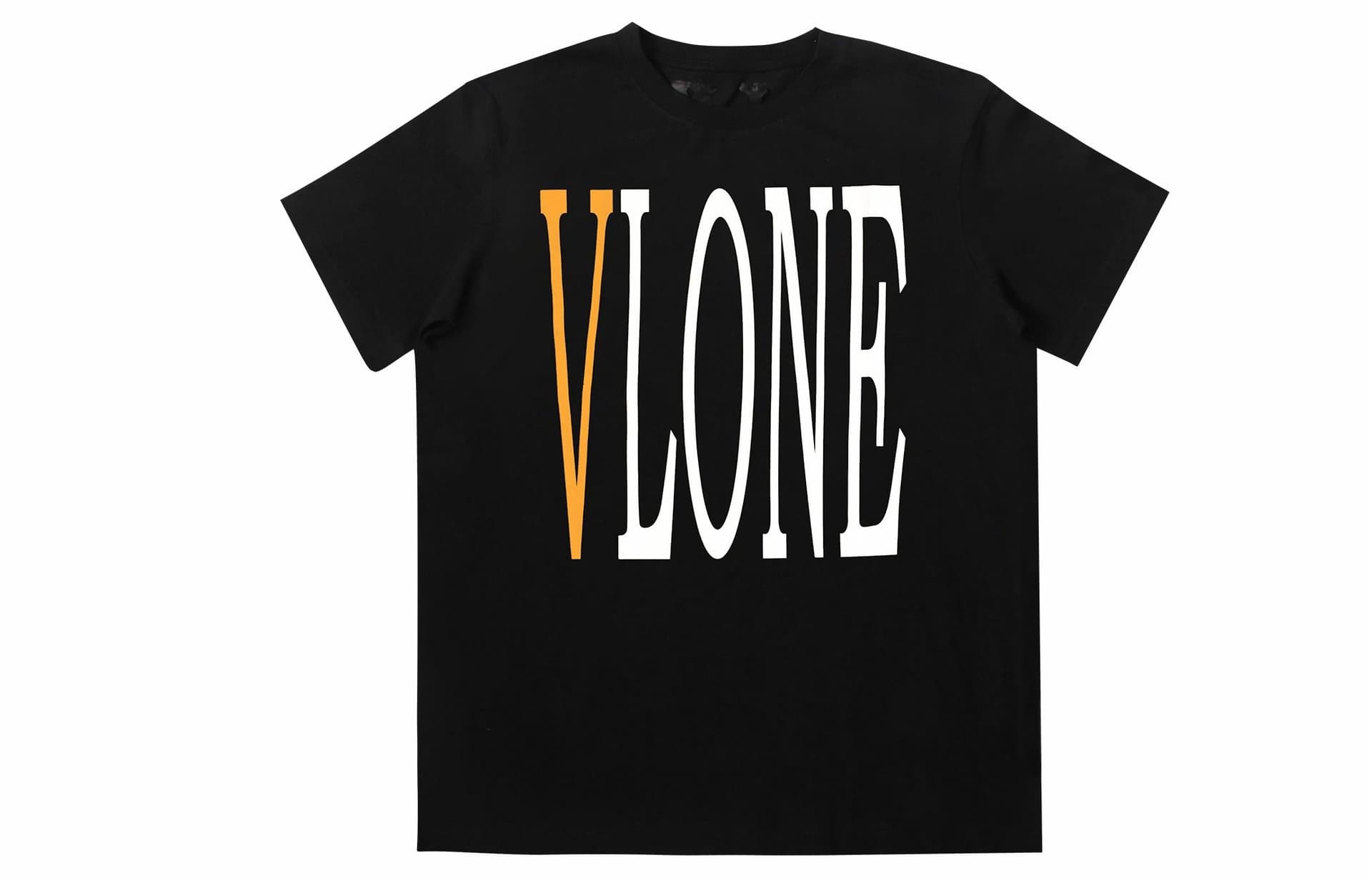 VLONE Tee Black Yellow