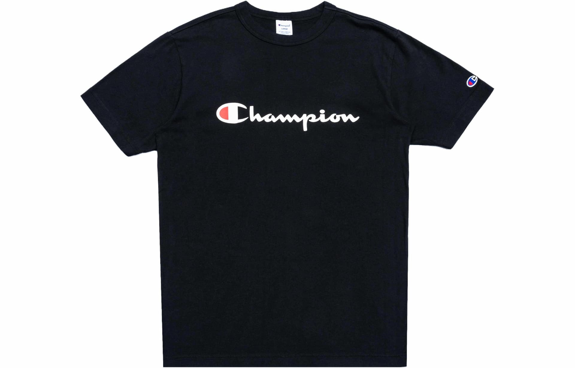 Champion Logo T-Shirt Black