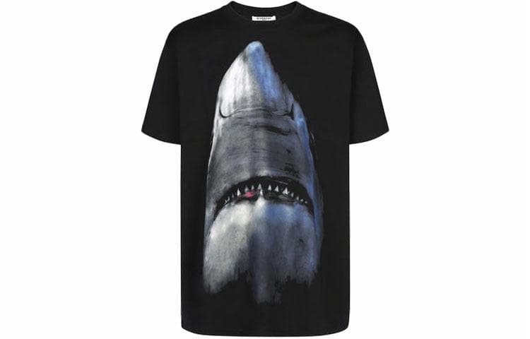 Givenchy/纪梵希 Givenchy Shark Print T-Shirt Black