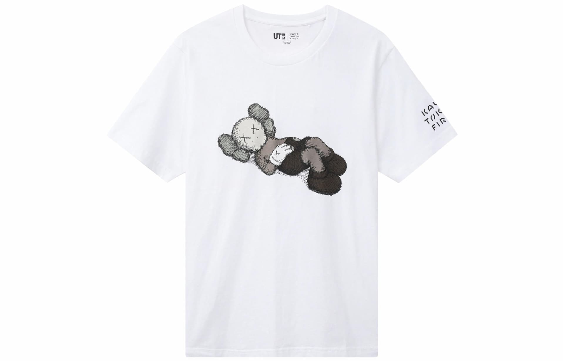 UNIQLO/优衣库 UNIQLO Printed Crew Neck T-Shirt White