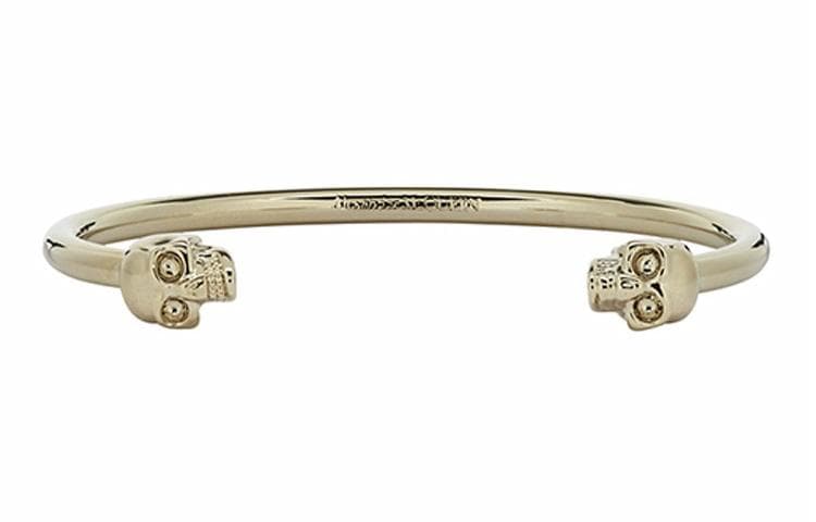 Alexander McQueen Skull Cuff Gold