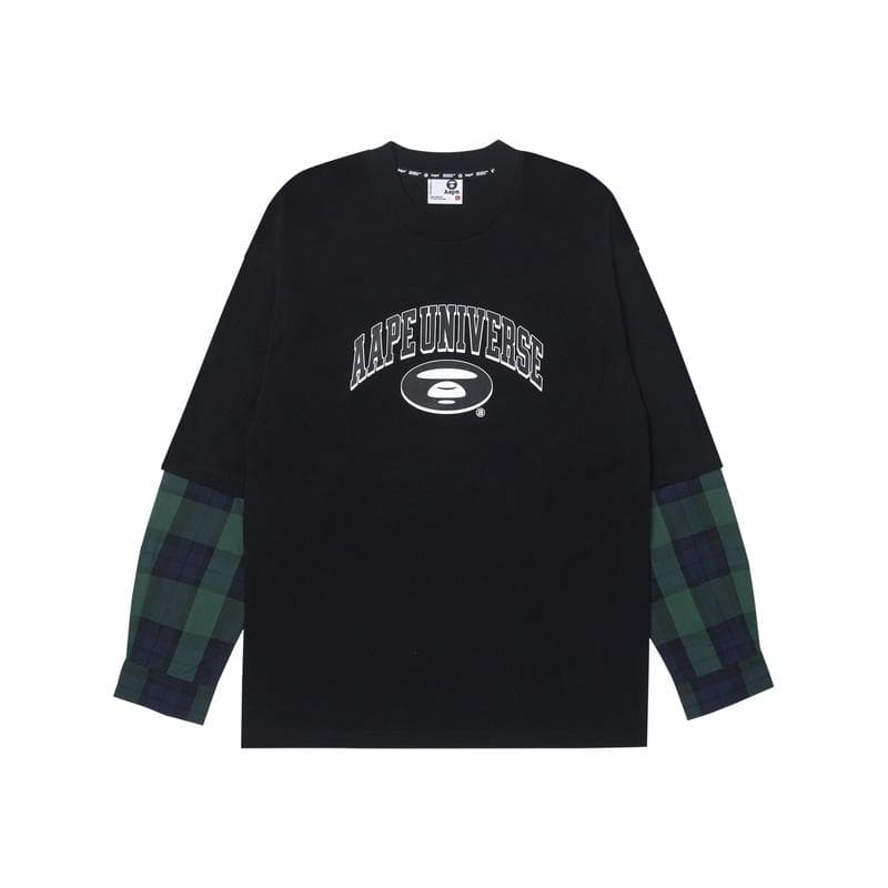 Aape FW23 Crewneck Long Sleeve Tee