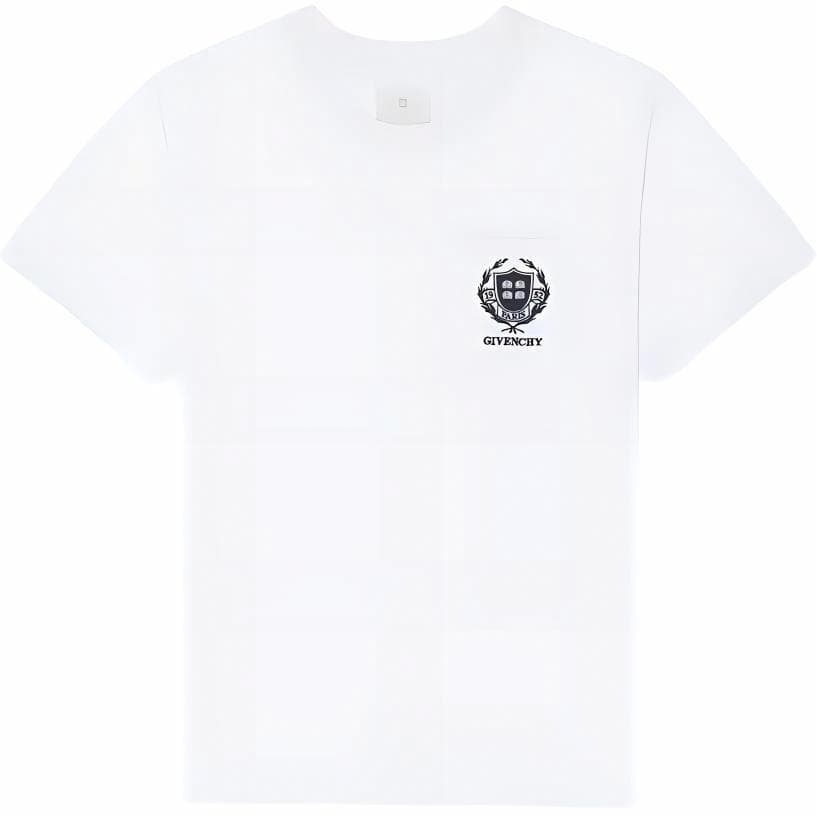Givenchy/纪梵希 GIVENCHY Crest T-Shirt In Cotton T