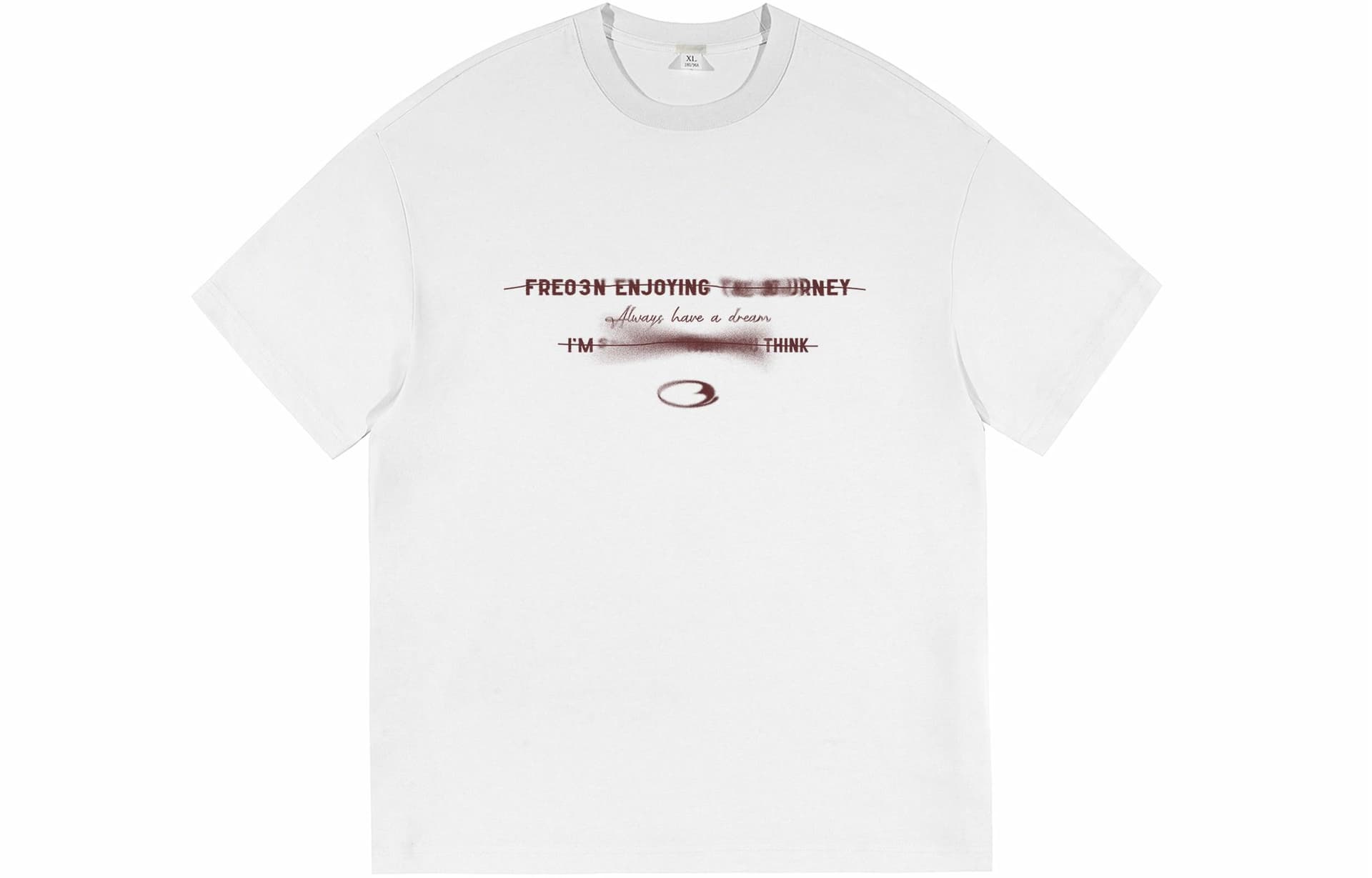 FREO3N Simple Logo Crewneck T-Shirt