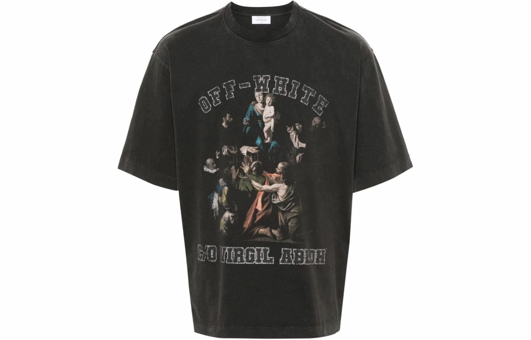 OFF-WHITE Logo Crewneck T-Shirt Black