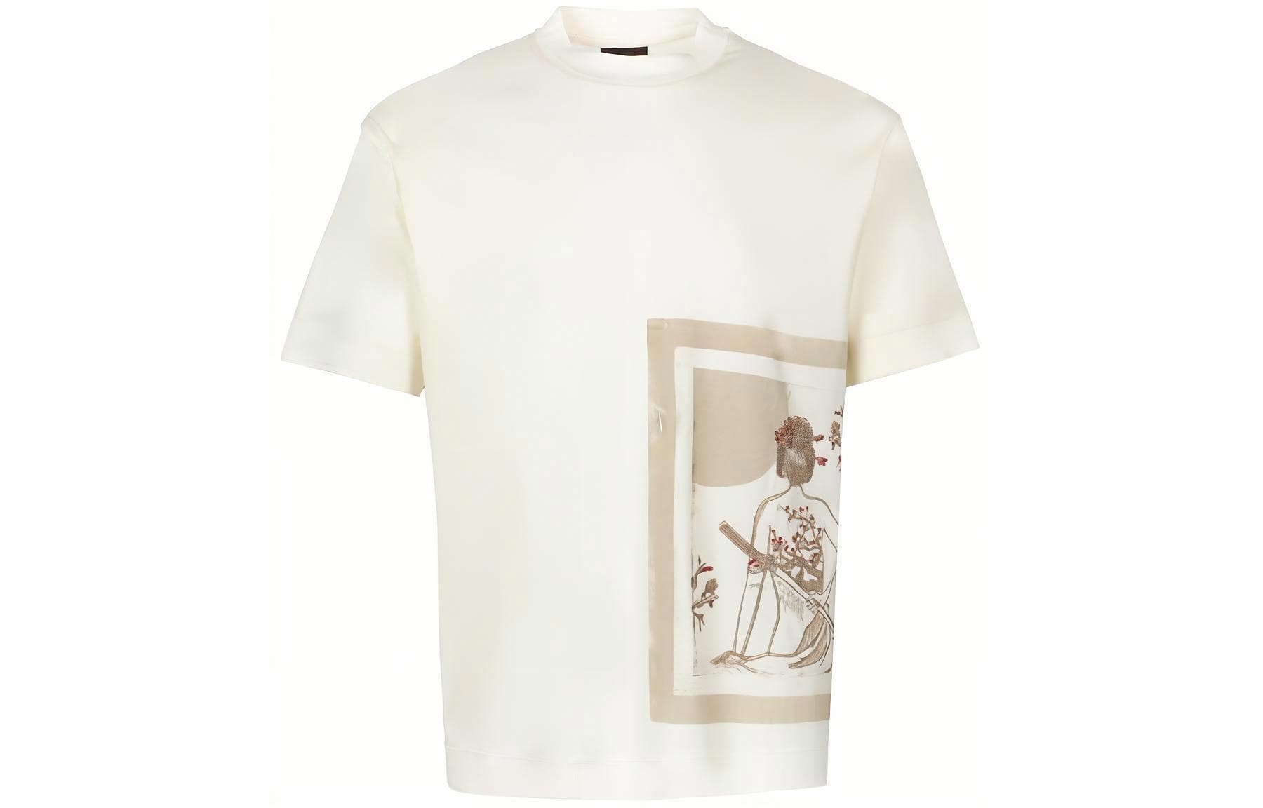 EMPORIO ARMANI/阿玛尼 Emporio Armani Printed Crew Neck T-Shirt