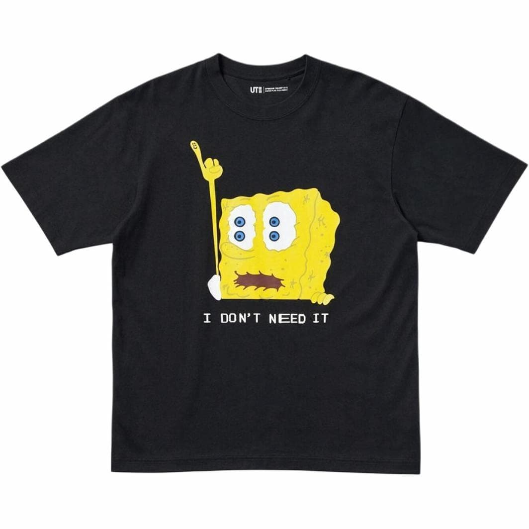 UNIQLO/优衣库 UNIQLO x CPFM x SpongeBob FW24 Black Tee