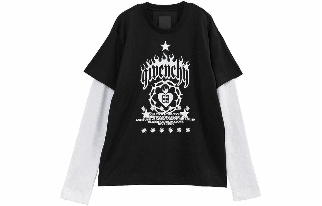 Givenchy/纪梵希 Givenchy SS24 Logo Long Sleeve T-Shirt