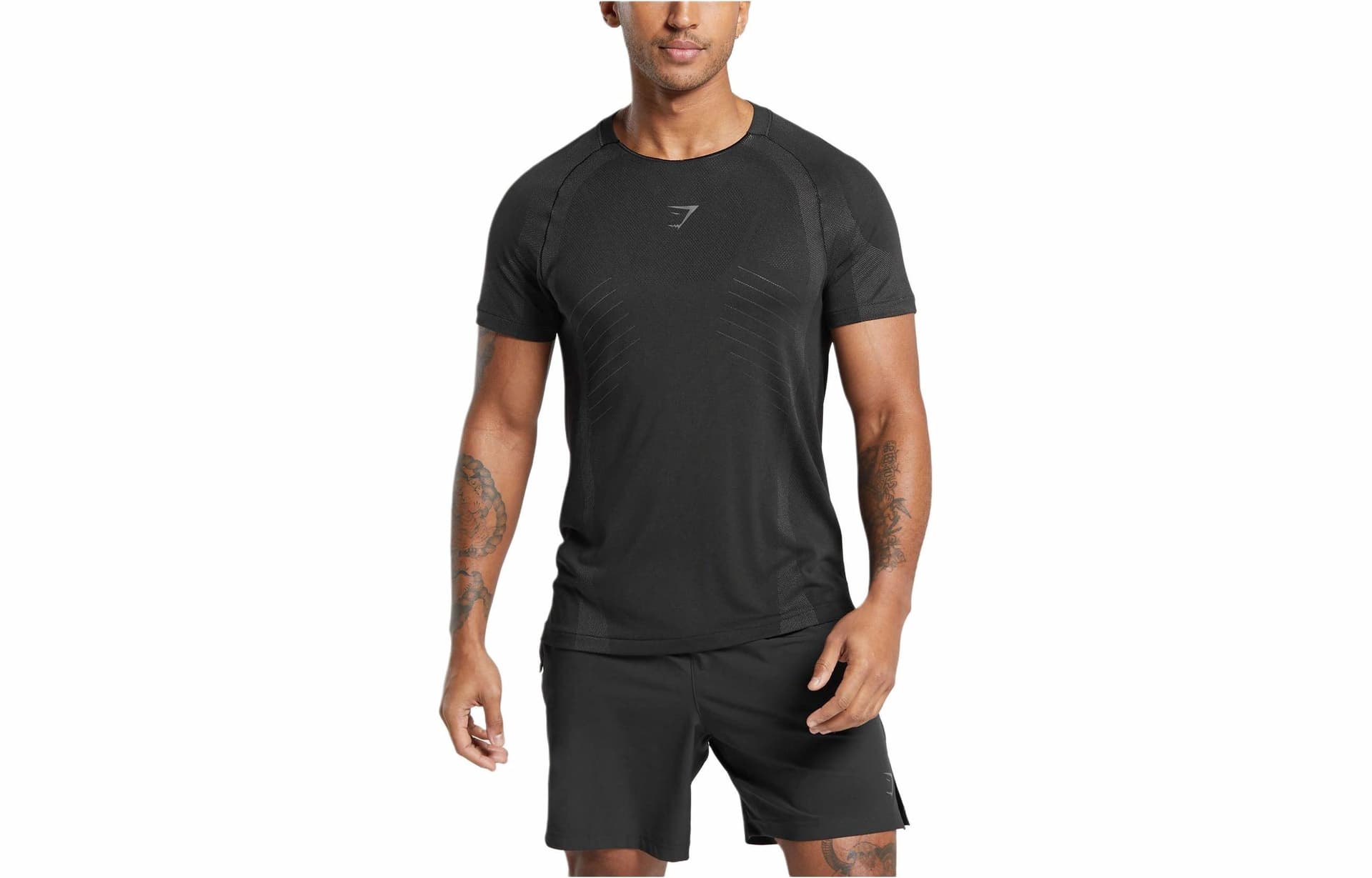 GYMSHARK Apex Seamless T-Shirt Black