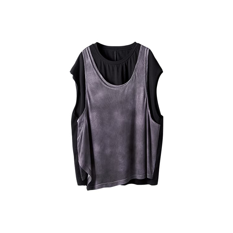 幻象者 Huanzhe Sleeveless Crewneck Tee Black