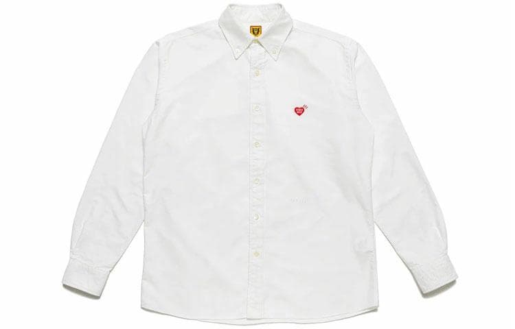 HUMAN MADE SS21 Heart Embroidery Button Shirt