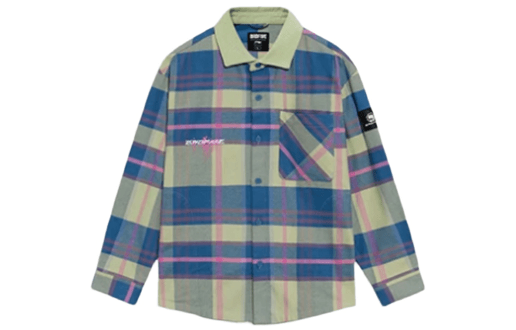 李宁 LiNing BADFIVE Plaid Shirt