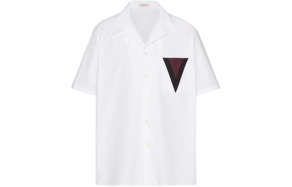 Valentino/华伦天奴 Valentino V Detail Bowling Shirt