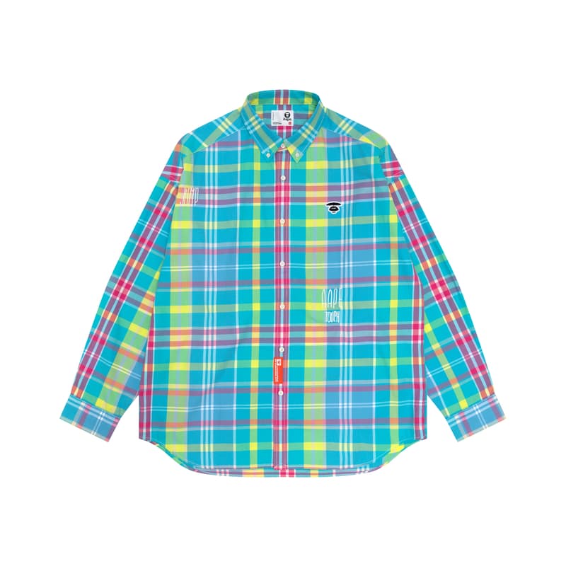 Aape Plaid Embroidered Shirt